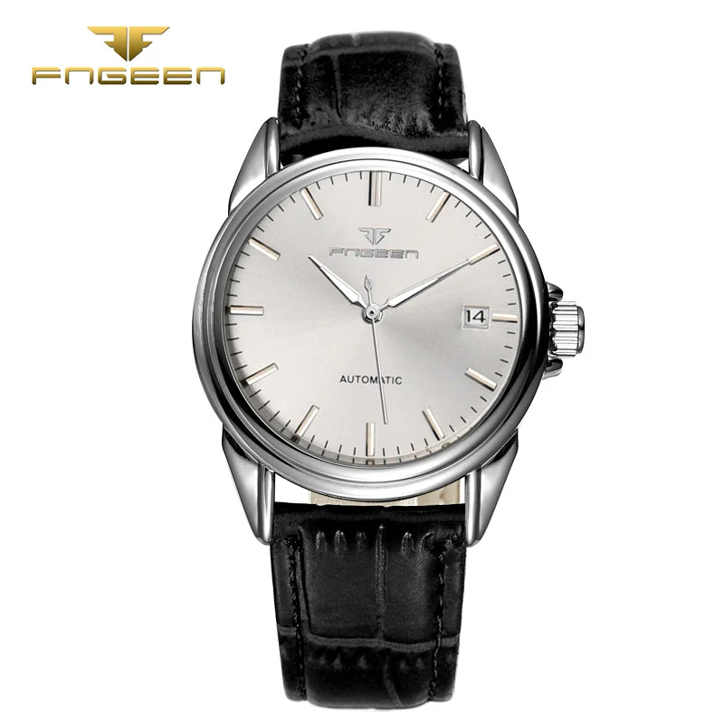 

Luminous Pointer Swiss Craftsmanship Men Automatic Winding Mechanical Watches Fashion China Top Artisan Production Wristwatch