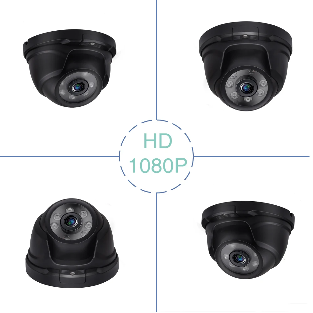 Tonton 1080P 2MP купольная камера Hi-resolution CCTV камера безопасности 100ft ночного видения Водонепроницаемая для 1080P TVI/AHD DVR систем