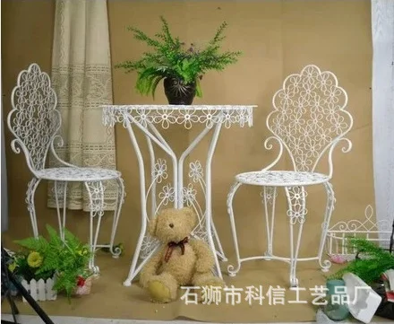 Compra muebles de hierro forjado al aire libre online al por mayor de