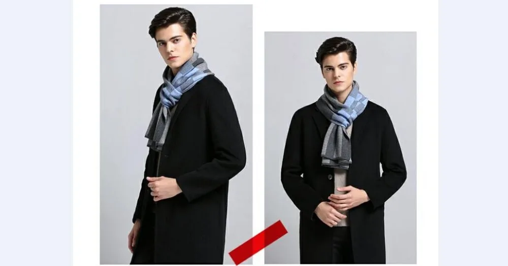 mens red scarf Newest fashion design casual scarves winter Men's 100% wool Scarf High Quality Warm Neckercheif Scarves mens designer scarf