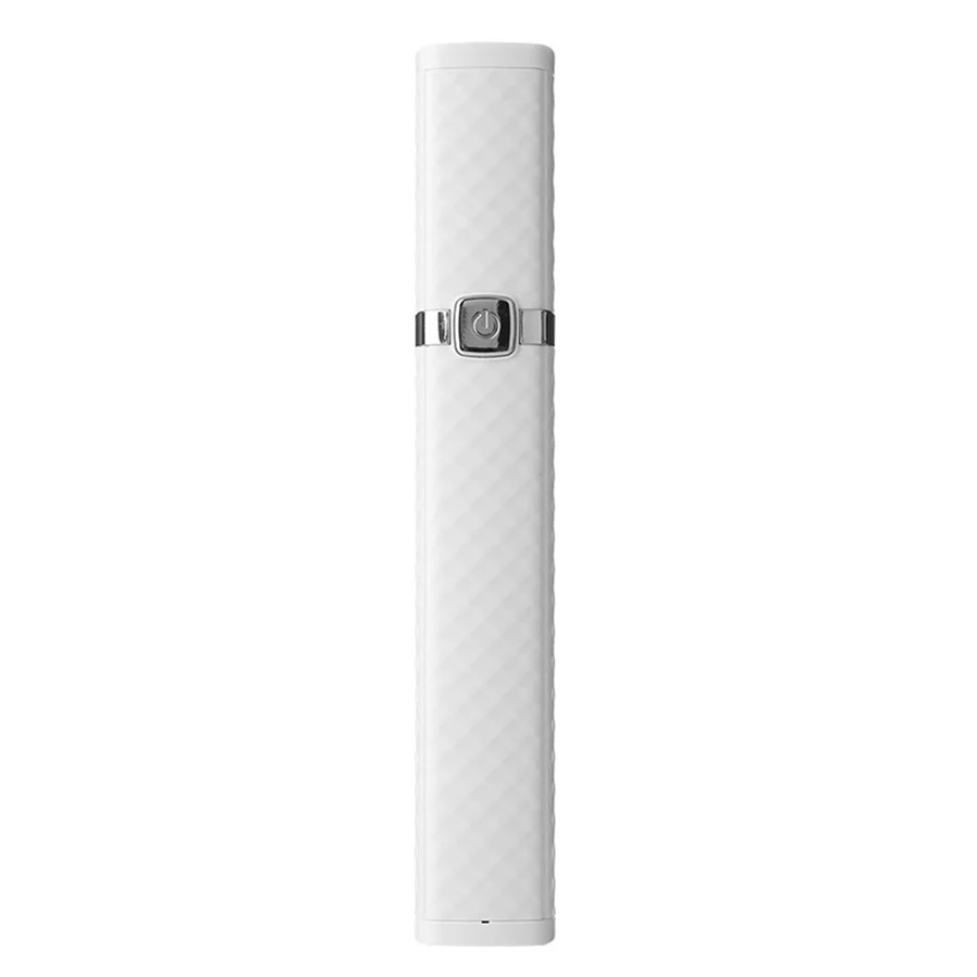 Беспроводной Bluetooth селфи-Палка с штативом заполняющий светильник ручной монопод Lipstck селфи-палка для телефонов iPhone Xiaomi Android - Цвет: White