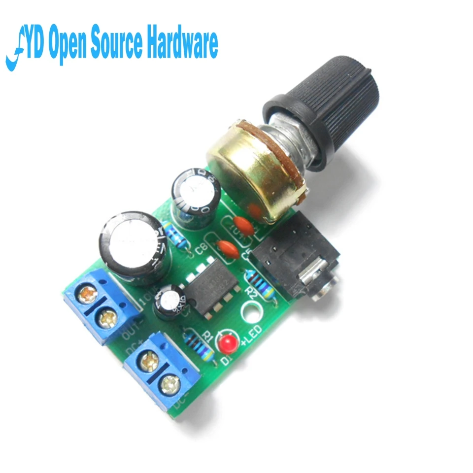 1PCS LM386 Audio Power Amplifier Board DC 3V~12V 5v Mini AMP Module Adjustable volume