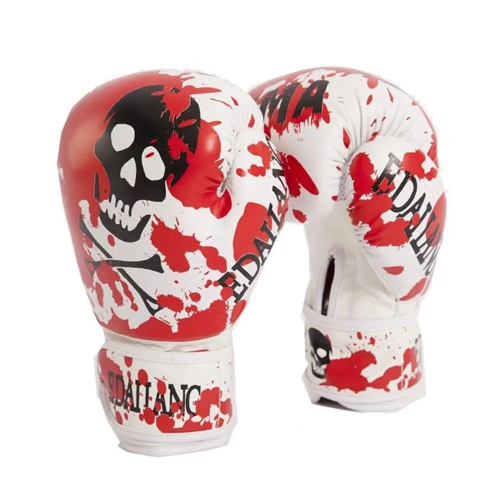 Bloody Skull Youth Women/Men Boxing Gloves for Muay Thai/MMA/Karate