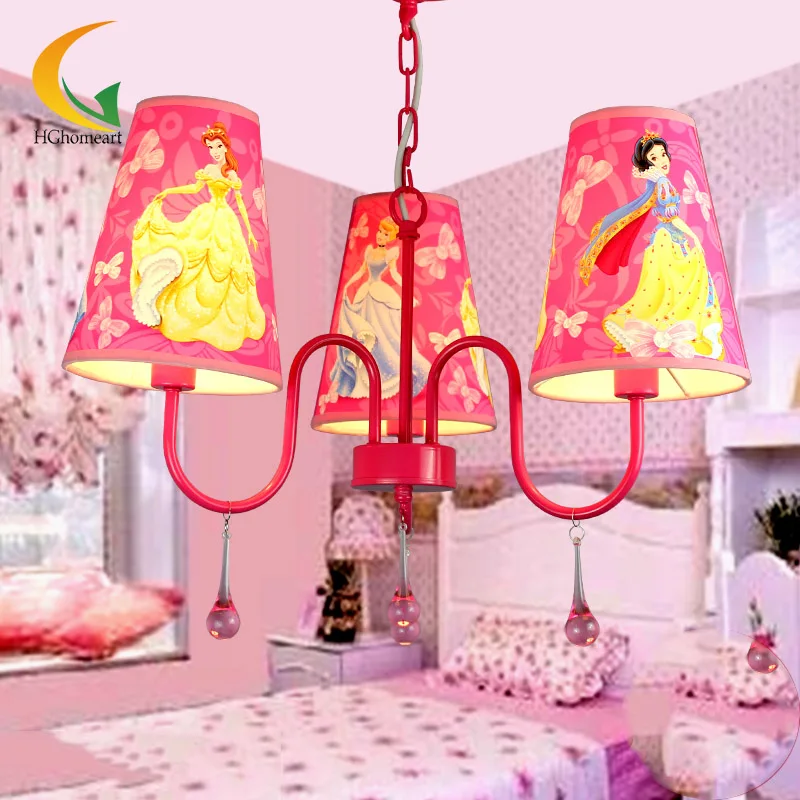 

Free shipping Fashion Pastoral girl  children's bedroom chandelier Continental Restaurant Crystal chandelier 20%OFF