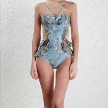 Купальный костюм, купальный костюм ming Gir, купальный костюм для девушек и женщин, лето, сексуальный сетчатый красный женский купальник с принтом, спандекс