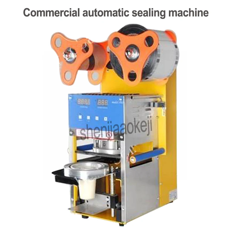 ZY ZF07 Commercial Milk Tea Sealing Machine Stainless Steel Bubble Tea