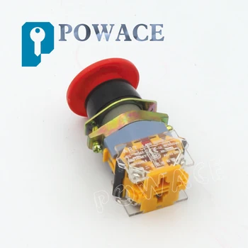 

1Pcs 22mm Red Signal Ignition Emergency Stop Switch Push Button Mushroom Push Button 22mm Mounting Hole Self Locking