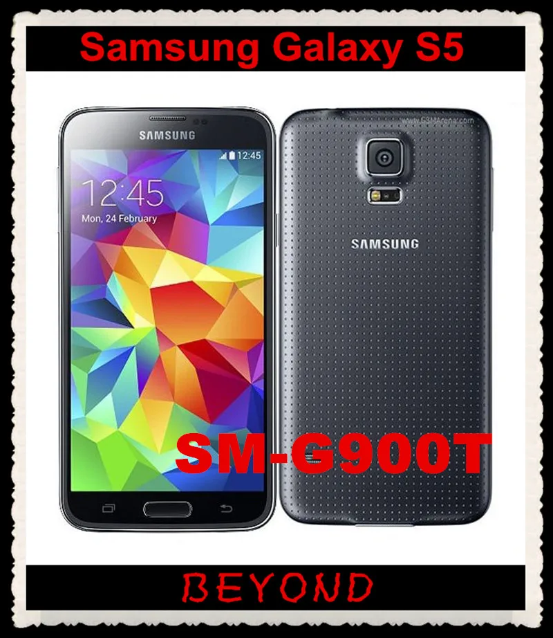 

Samsung Galaxy S5 Original Unlocked 3G&4G GSM Android Mobile Phone SM-G900T Quad-core 5.1" 16MP WIFI GPS 16GB Dropshipping