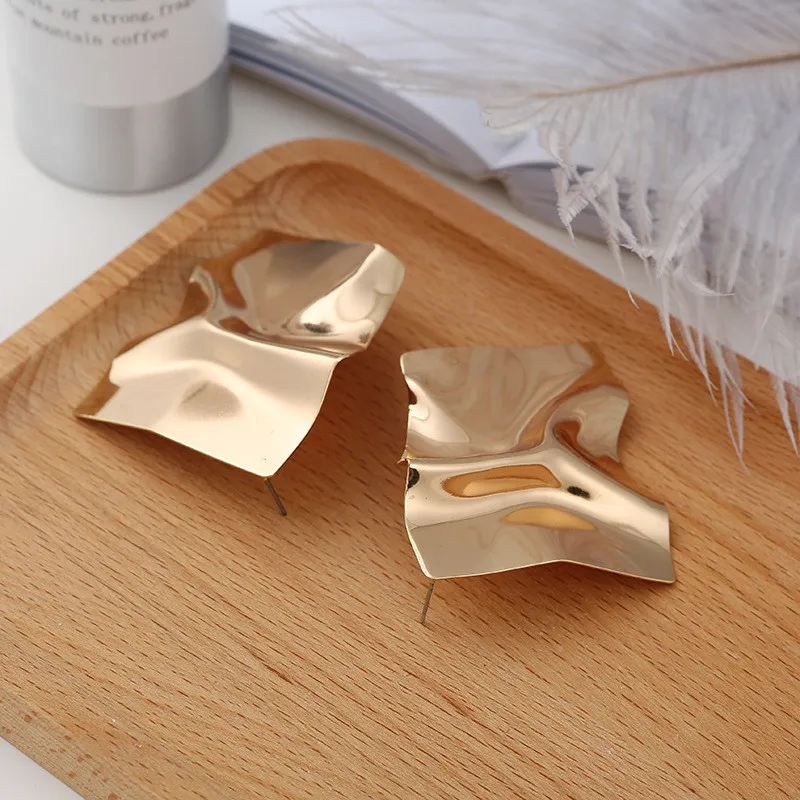 Pleated earrings5