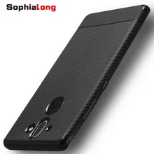 

Luxury Soft Carbon Fiber Silicon Cover for Nokia 9 Case Original SophiaLong Coque Capa Fundas for Nokia 9 Nokia9 Phone Cases