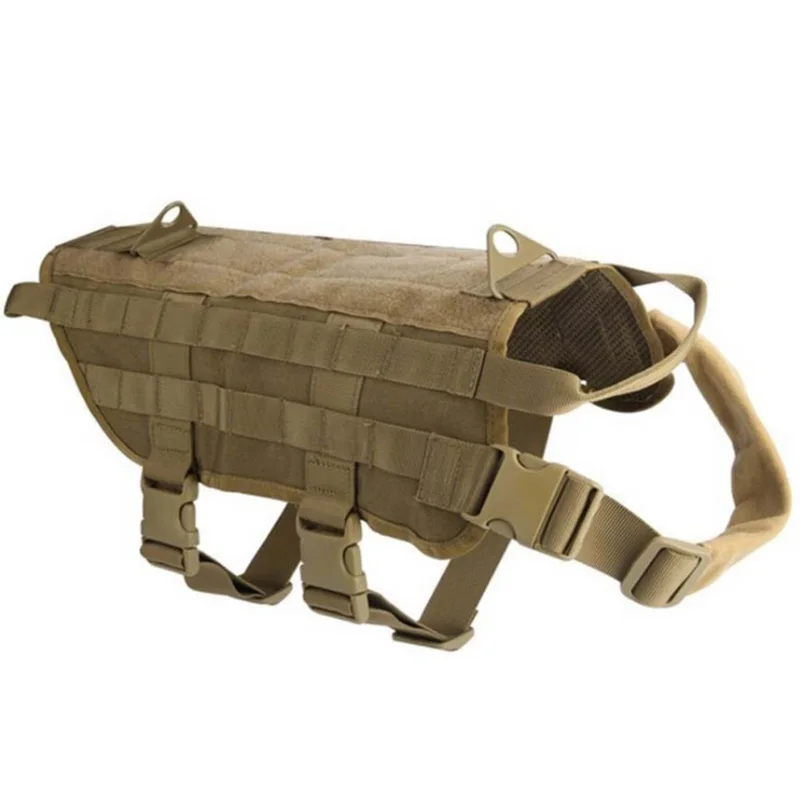 Тактический Жилет для собак Harnes s M ilitary Molle камуфляжная шлейка маленьких средних и