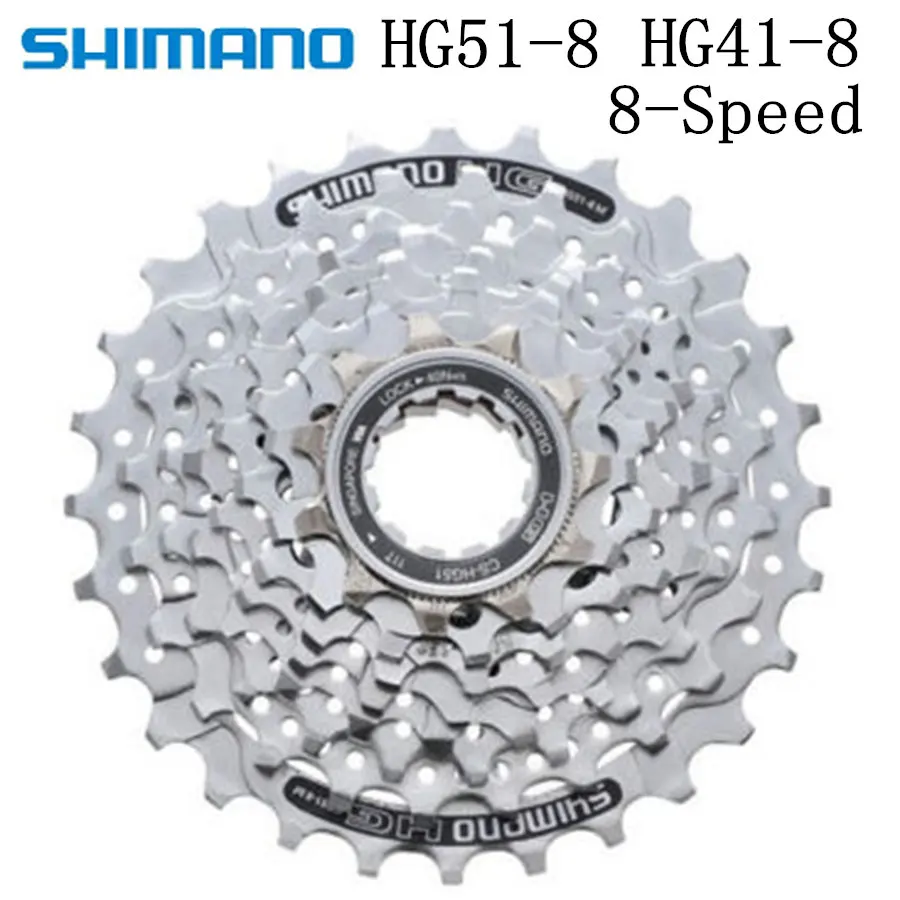 Shimano CS велосипедный HG51-8 HG41-8 HG31-8 кассеты звездочки горный велосипедный маховик MTB 8 скорость кассета sprocke 11-32T 8 скоростями