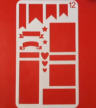 

2019 A6 Paint Draw Model 12 DIY Craft Layering Stencils Wall Paint Scrapbook Stamp Embossing Album Decorative Card Template