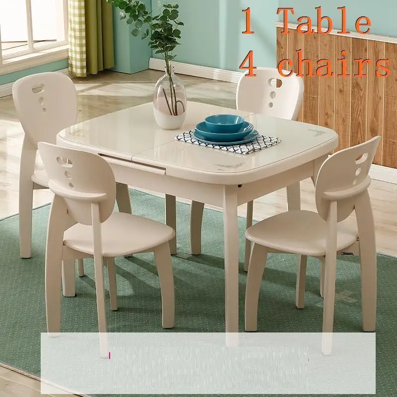 Sandalye A Langer Sala Meja Makan Pliante Eet Tafel Marmol Dinning Set Esstisch De Jantar Tablo Bureau Mesa Comedor обеденный стол - Цвет: MODEL D