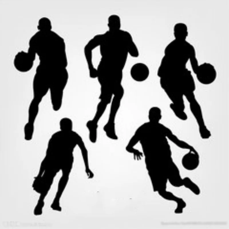 

20pcs/lot Basketball Sports Heat Transfers for Clothes Diy Patch Cute Morale Patch Iron on Sewing Accessories