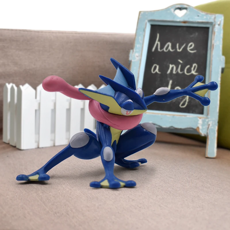 

5cm Greninja Anime Figure PVC Model Toy Hot Game Figure Toys Dolls Nendoroid cute lifelike Toy Birthday Festival christmas Gift