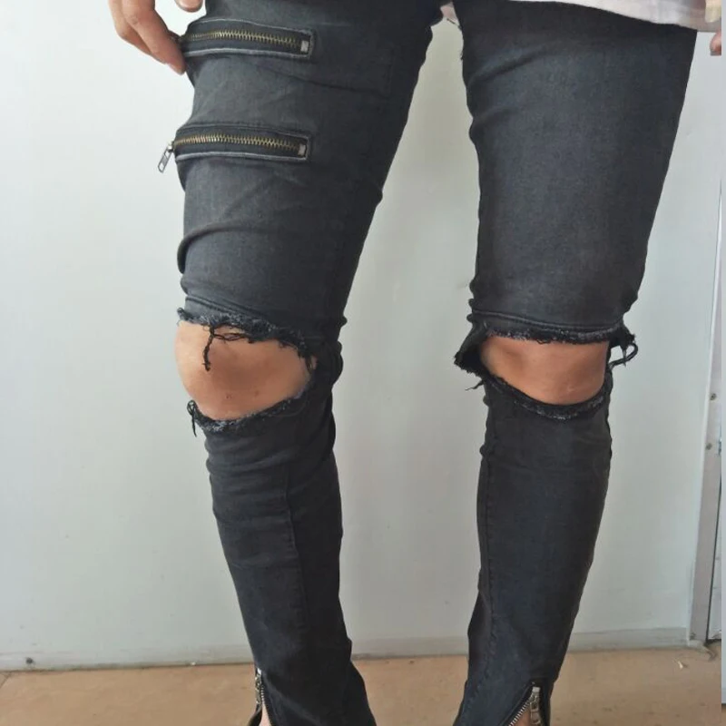 Ripped-Jeans-Men-S-Class-Fashion-Ankle-Zipper-Design-Hi-Street-Male ...