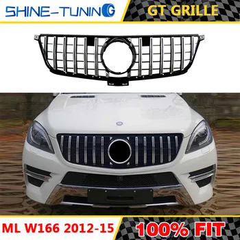 

Front grille suitable for Mercedes ML Class W166 AMG GT R grill 2012-15 ML300 ML320 ML350 ml400 ML450 GT grille
