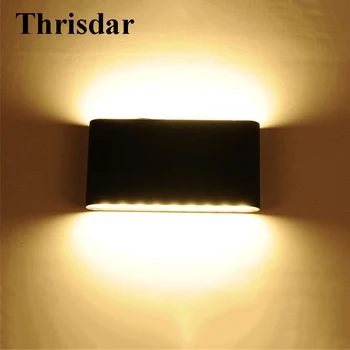 

Thrisdar 6W 12W Waterproof Led Wall Lamp Aluminum IP65 Up and Down Outdoor Sconce Wall Light Porch Garden Light AC90V-260V
