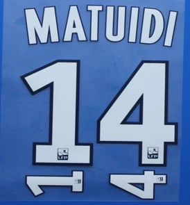 От MBAPPE NEYMAR JR MATUIDI DI MARIA CAVANI DRAXLER VERRATTI PASTORE T. SILVA LAVEZZI BEN ARFA nameset нашивка - Color: Green