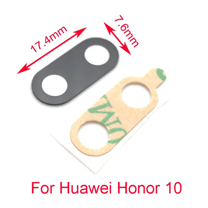 

2Pcs/Lot, New For Huawei Honor 10 Housing Rear Back Camera Glass Lens With Adhesive