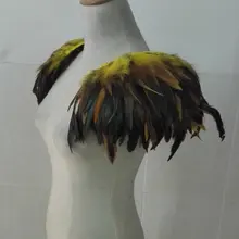 Ручной работы coque перо плечо эполеты# FSP16006