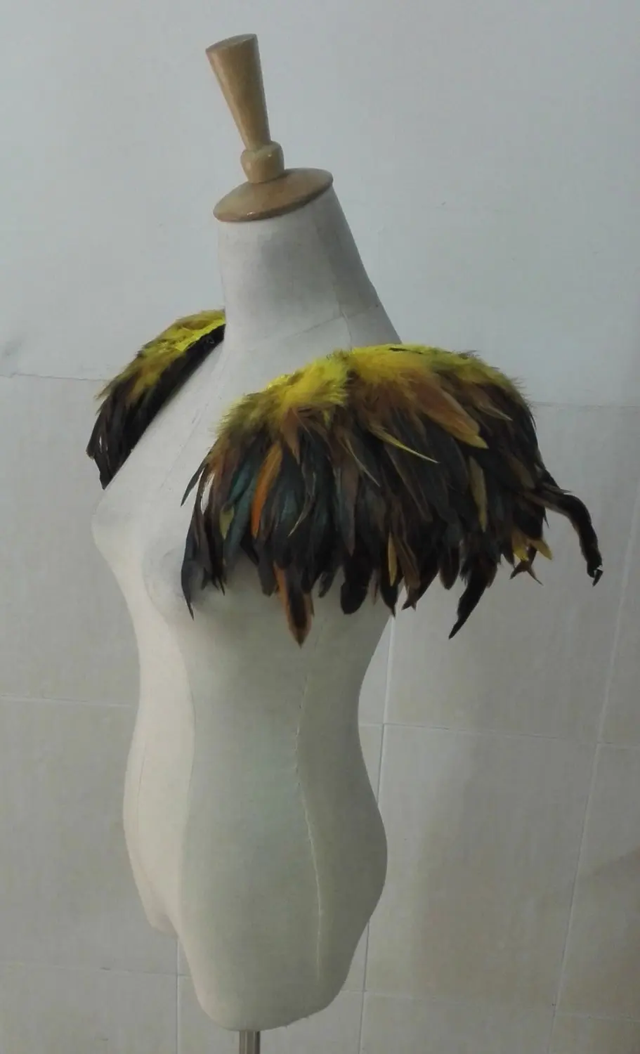 

Handmade coque feather shoulder epaulettes #FSP16006