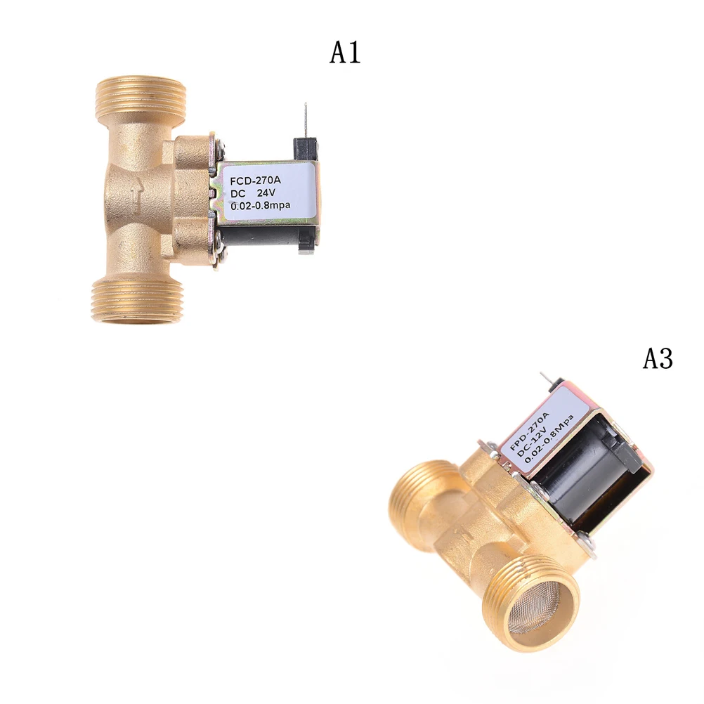 2 Way 2 Позиция 3/4 "Газ Вода Воздух нормально закрытый Mayitr мембранные клапаны NPSM 12 В DC Тонкий латунь электрический электромагнитный клапан