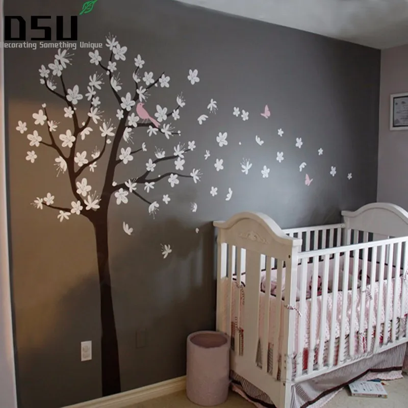 Wall Decals Tree Contemporary Cherry Blossom Tree Wall Stickers with