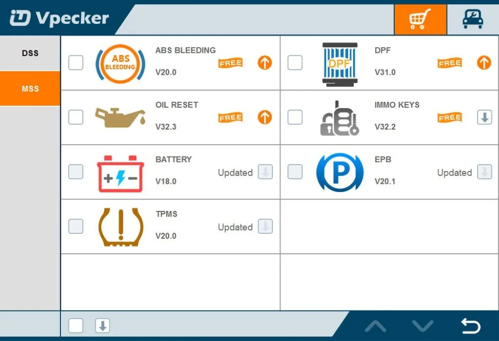 Лучший V10.6 Vpecker Easydiag OBD2 Диагностика Wifi OBD 2 Автомобильный сканер+ 8 дюймов Windows 10 Vpecker планшет автоматический диагностический инструмент