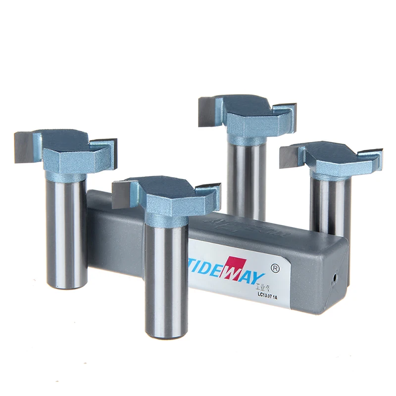 T Type 1/4*3/32 Slotting Cutter CNC Woodwork Router Bit Cutter Slot