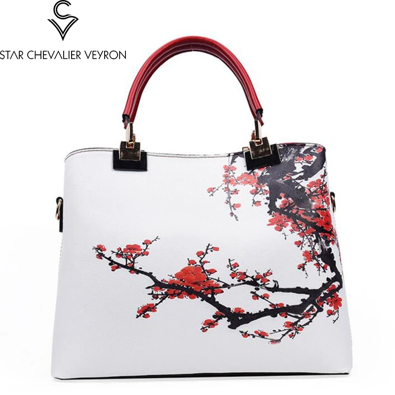 

2017 4 new colors Chinese style pattern decoration women handbags Fashion trend high quality pu leather women shoulder bags