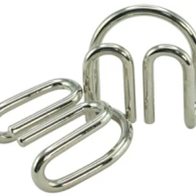 10 шт./партия M-shaped паззл Металическая проволока головоломка игра для взрослых детей