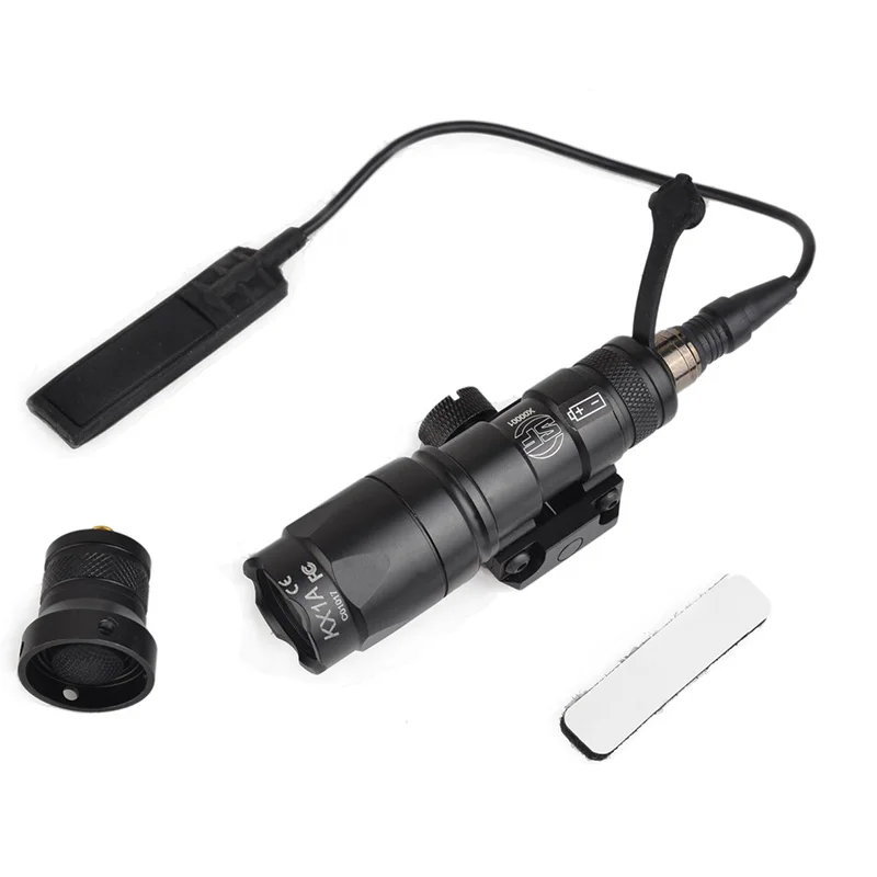 

Greenbase SF M300 Tactical LED Light M300B Mini Scout Light Constant/Momentary 2 Modes 400 Lumens White Light Output 20mm Rail