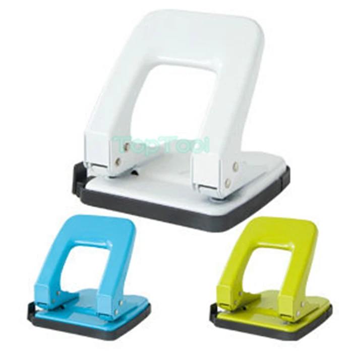 Deli 0138 Two Hole Punch Large Candy Color Paper Cutter Punches Machine