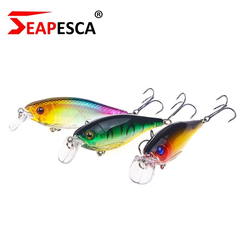 SEAPESCA 1 шт. гольян рыбалка приманки 90 мм 12 5 г Кривошип искусственный Жесткий Pesca бас