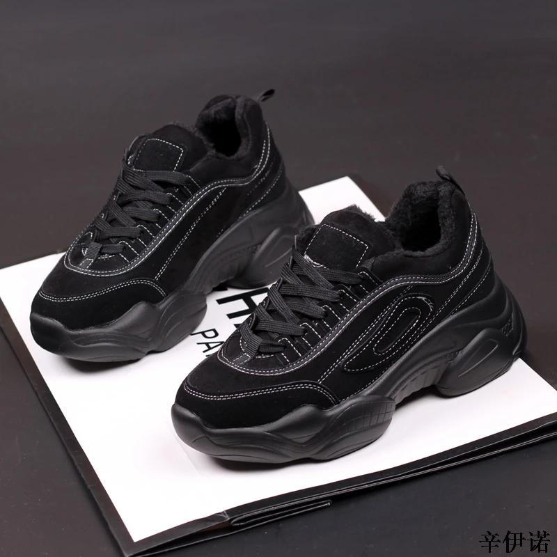 

Women Winter Warm Shoes 2018 New Fashion Warm Women Casual Shoes High Top Ladies Sneakers Winter Women Tenis Feminino