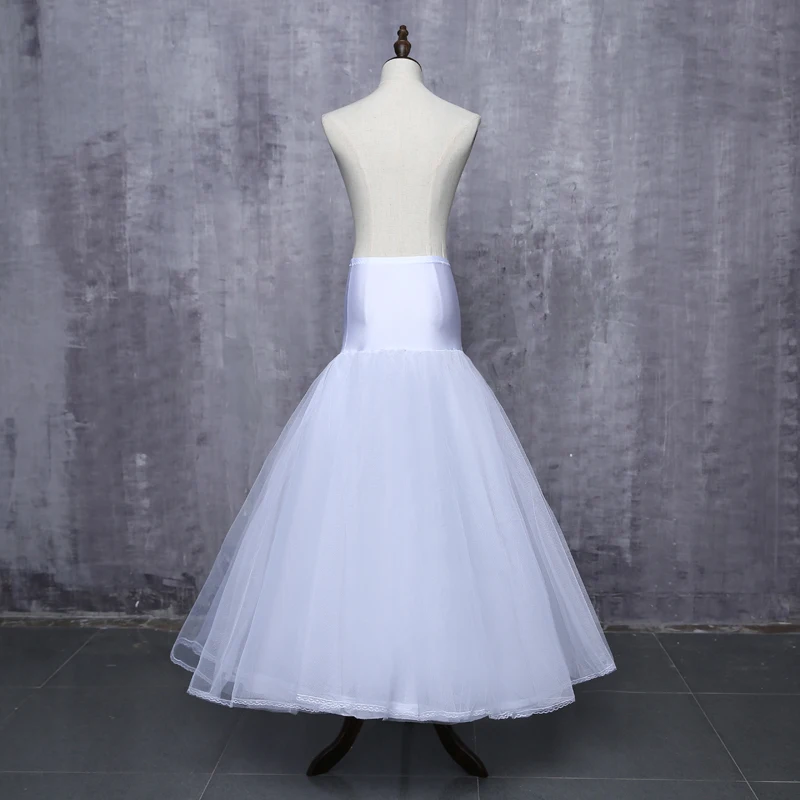 Новое поступление Высокое качество A Line Тюль Свадебная Нижняя юбка кринолин для свадебного платья