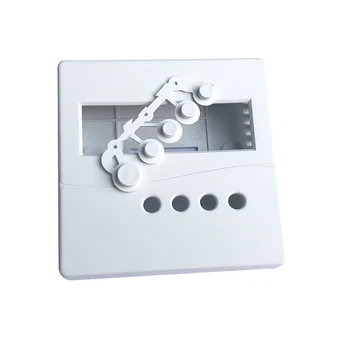 

1pc White Electronic Project Box Practical Plastic Enclosure Case with Button Caps for DIY LCD1602 86x86x26mm