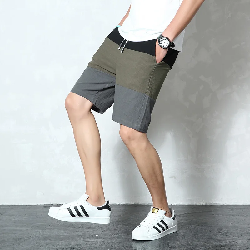 New Brand Casual Shorts Men Elastic Waist Summer Beach Cotton Linen Bermuda Knee Length Fashion Breathable Shorts Quick Dry K40 New Brand Casual Shorts Men Elastic Waist Summer Beach Cotton Linen Bermuda Knee Length Fashion Breathable Shorts Quick Dry K40