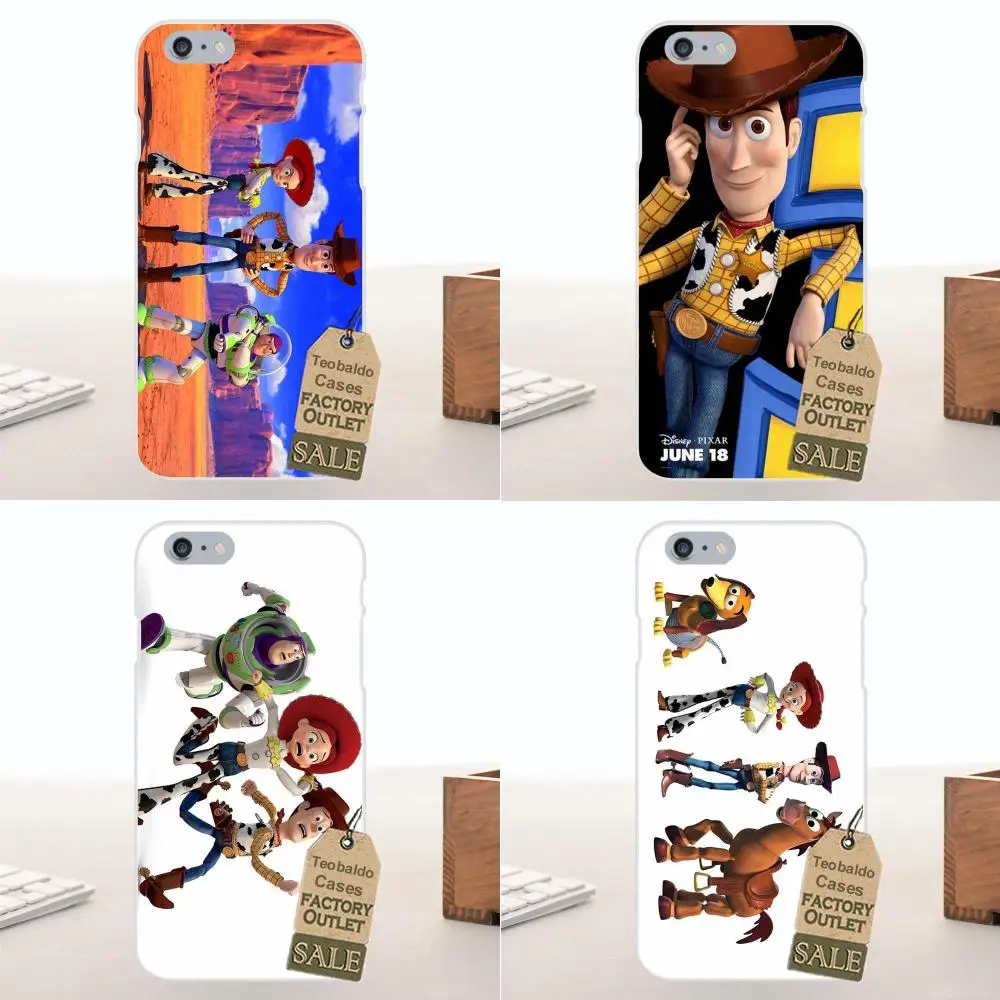 Мягкие защитные чехлы из ТПУ История игрушек Вуди селфи для Apple iPhone 4 4S 5 5C SE 6 6S 7 8 Plus