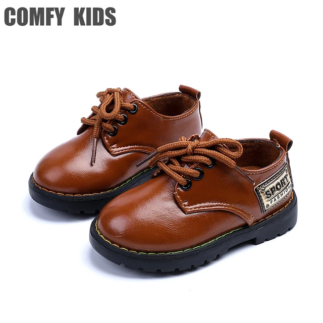 Buy Comfy kids New Fashion Boys Leather Shoes For