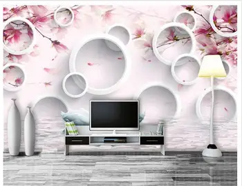 

3D photo wallpaper 3d wall murals wallpaper riches and honour 3 d color emboss magnolia TV setting wall 3d wallpaper home decor