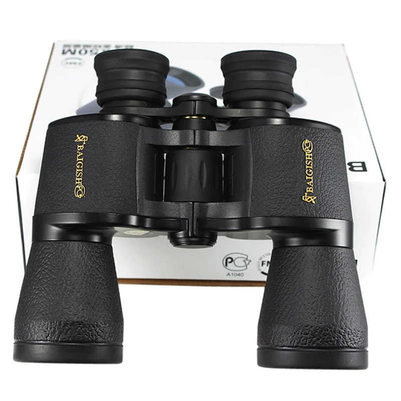 BAIGISH 20X50 Binoculars Telescope High Definition Portable Glimmering Night Vision Hunting Embroider Monoculars Field-glasses