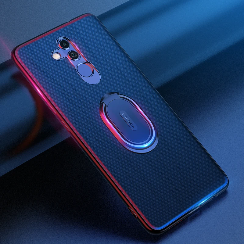 For Huawei Mate 20 Lite Case Leather Magnetic Ring Stand Holder Phone Cases 30 Pro Coque Back Cover Etui |