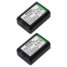 Batmax – 2 batteries de caméra, pour Sony a5100 NEX5T NEX5R NP-FW50 NEX6 X-7 NEX5C NEX3N NEX3CV a33 a35 a37 a55 NEX-5N