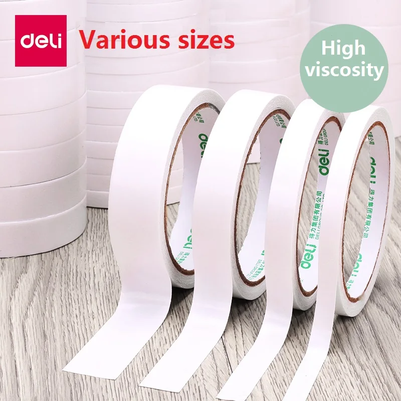 

White Super Strong Double Sided Adhesive Tape Paper Strong Ultra-thin High-adhesive Cotton Double-sided Tape Dropshipping