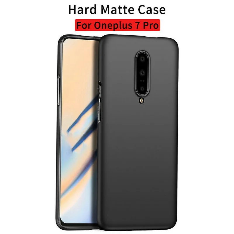 

YISHANGOU Case For OnePlus 7 Pro 7 6T Shockproof PC Luxury Matte Ultra-thin Hard Back Cover Case Shell For Oneplus Caqa Cover