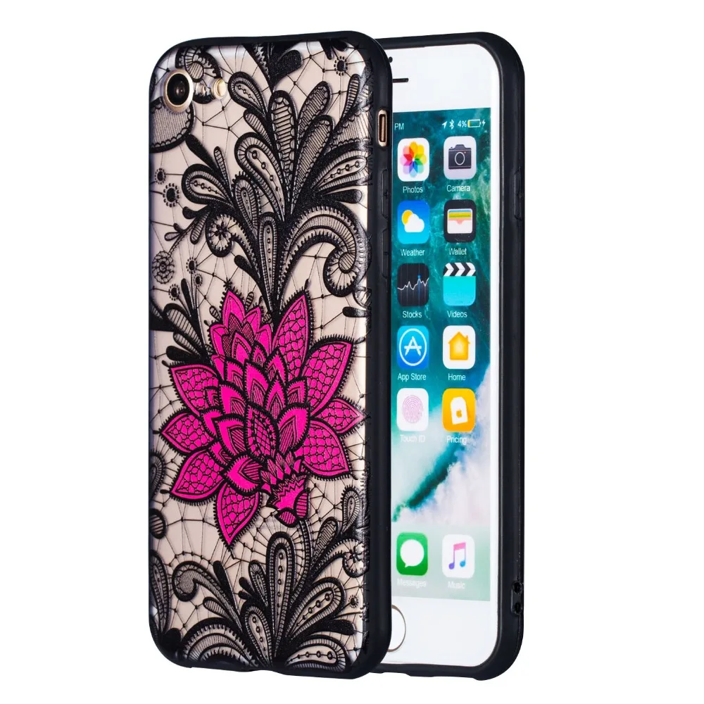 iPhone 8 Lace Flower Case