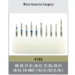50 шт./лот (5 коробок) Инкрустация/Onlay подготовка скайс набор боров (7 шт. Алмазный FG + 3 шт. карбид вольфрама FG)